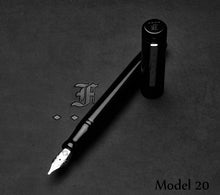 Load image into Gallery viewer, Model 20 Marietta Fountain Pen - Onyx