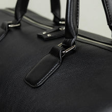 Load image into Gallery viewer, Duffle Bag - Black Leather