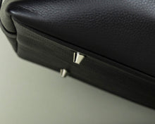 Load image into Gallery viewer, Duffle Bag - Black Leather