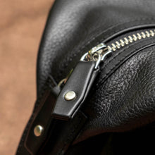 Load image into Gallery viewer, Duffle Bag - Black Leather