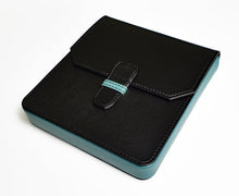 Load image into Gallery viewer, New Penvelope 6 - Leather - Black &amp; Teal