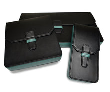 Load image into Gallery viewer, New Penvelope 6 - Leather - Black &amp; Teal