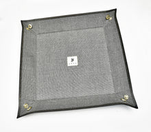 Load image into Gallery viewer, Valet Tray - Black Napa Suit Grey
