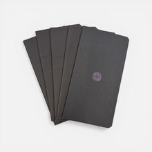 Load image into Gallery viewer, Franklin-Christoph black traveler's notebook refills, 56 pages, fountain pen friendly bamboo paper, blank.