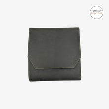 Load image into Gallery viewer, Franklin-Christoph Penvelope 6 boot leather pen case with 6 slots and magnetic closure. Distressed leather with visible stitching.