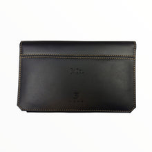 Load image into Gallery viewer, Checkbook Cover - FxCel Leather - Black
