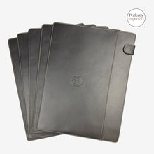 Load image into Gallery viewer, Document Folder (A4) - Napa Leather - Black
