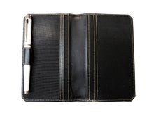 Load image into Gallery viewer, Checkbook Cover - FxCel Leather - Black