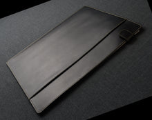 Load image into Gallery viewer, Document Folder - Black Leather