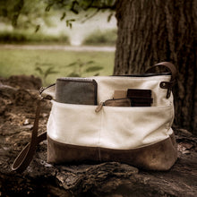 Load image into Gallery viewer, Fortis Sling Bag - Creme' and Brown
