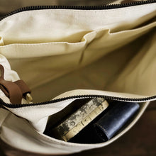 Load image into Gallery viewer, Fortis Sling Bag - Creme' and Brown