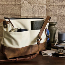 Load image into Gallery viewer, Fortis Sling Bag - Creme' and Brown