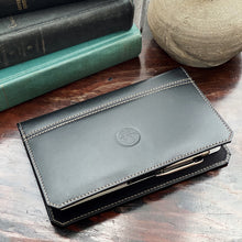 Load image into Gallery viewer, Checkbook Cover - FxCel Leather - Black