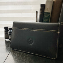 Load image into Gallery viewer, Checkbook Cover - FxCel Leather - Black