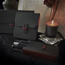 Load image into Gallery viewer, New Penvelope 6 Black Merlot Leather